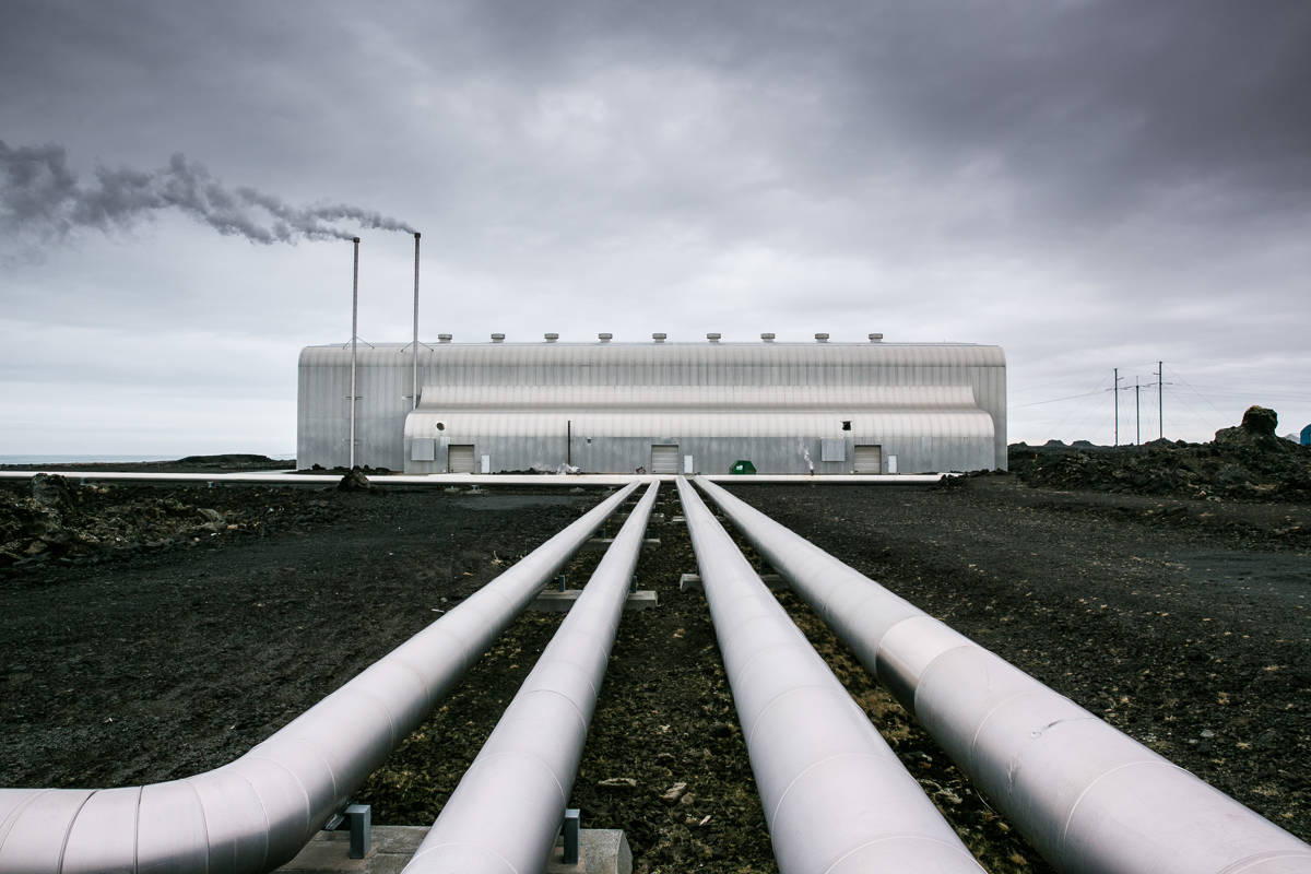 Reykjanes Power Plant Pipeline